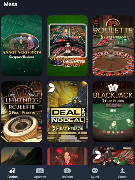 Jogos de mesa Jogos de mesa do casino Twin